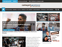 Tablet Screenshot of camacariacontece.com.br